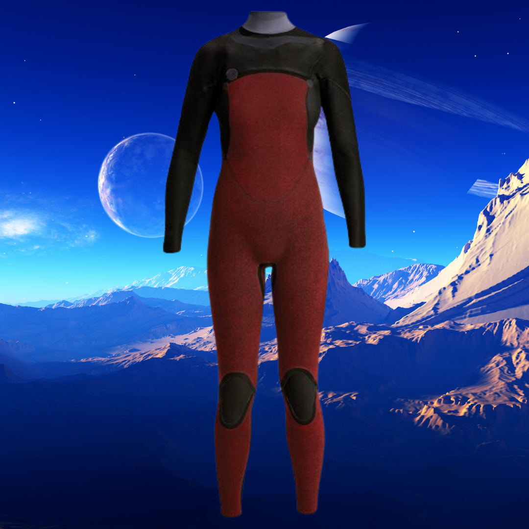 Fusion X seam tape detail – Women's Axis X 3/2mm wetsuit for durability