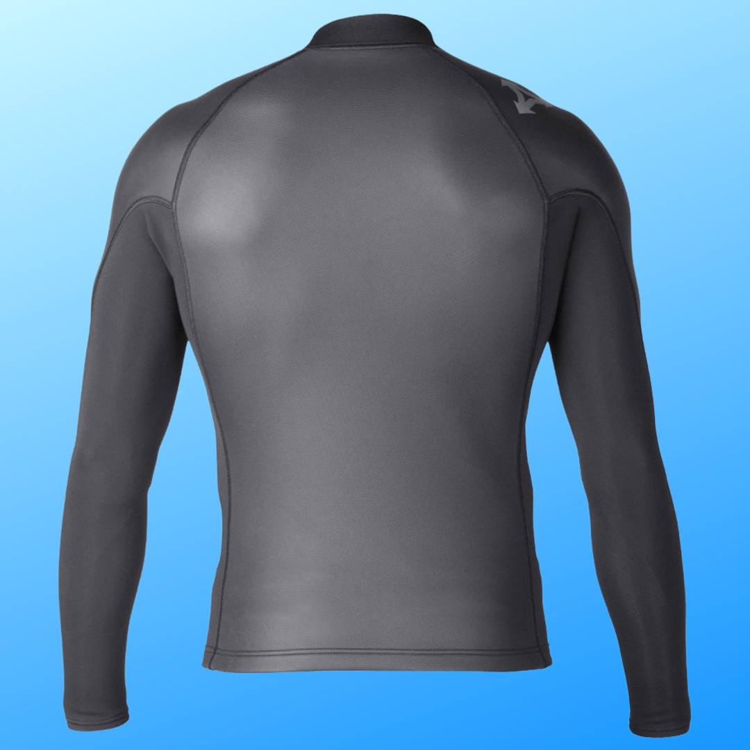 Men’s Axis Sharkskin Long Sleeve Front Zip Jacket 2/1mm back view