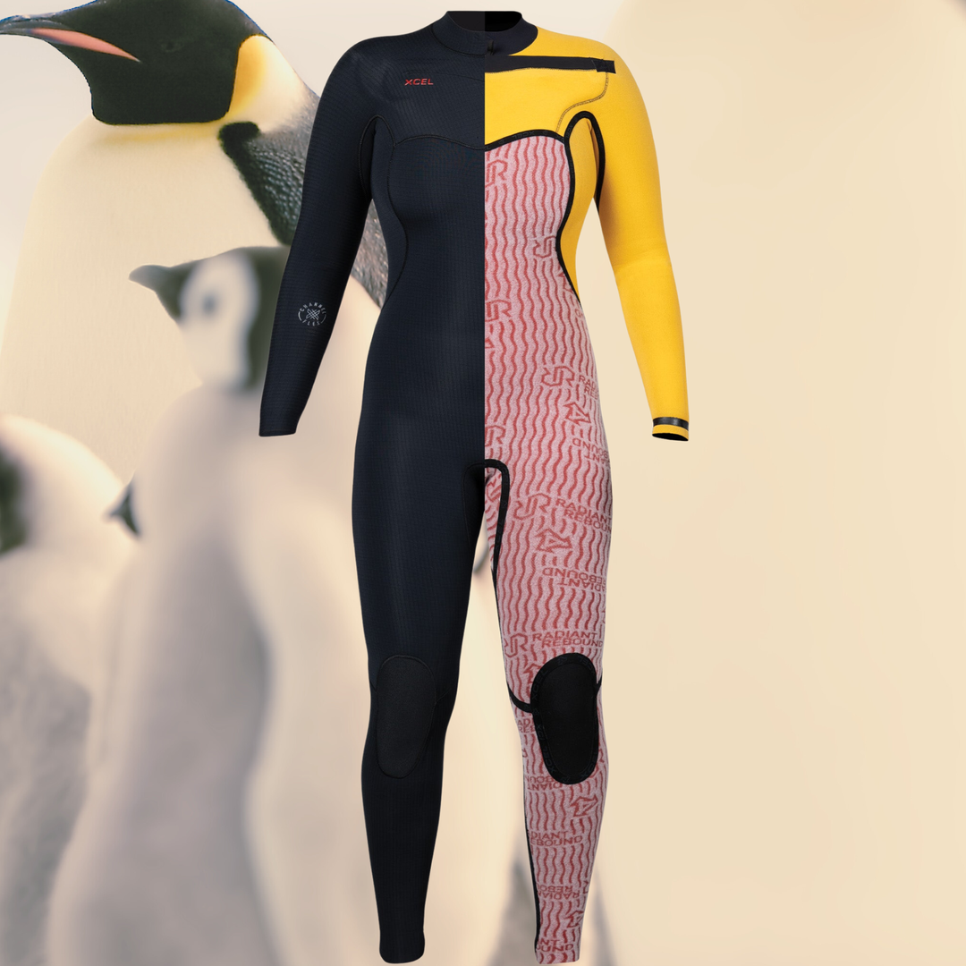 Wetsuit XCEL Infiniti 6/5mm hooded WN65ZLH4 inside view