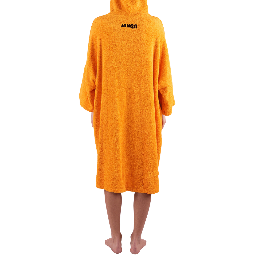 Woman poncho JANGA Plus Yellow