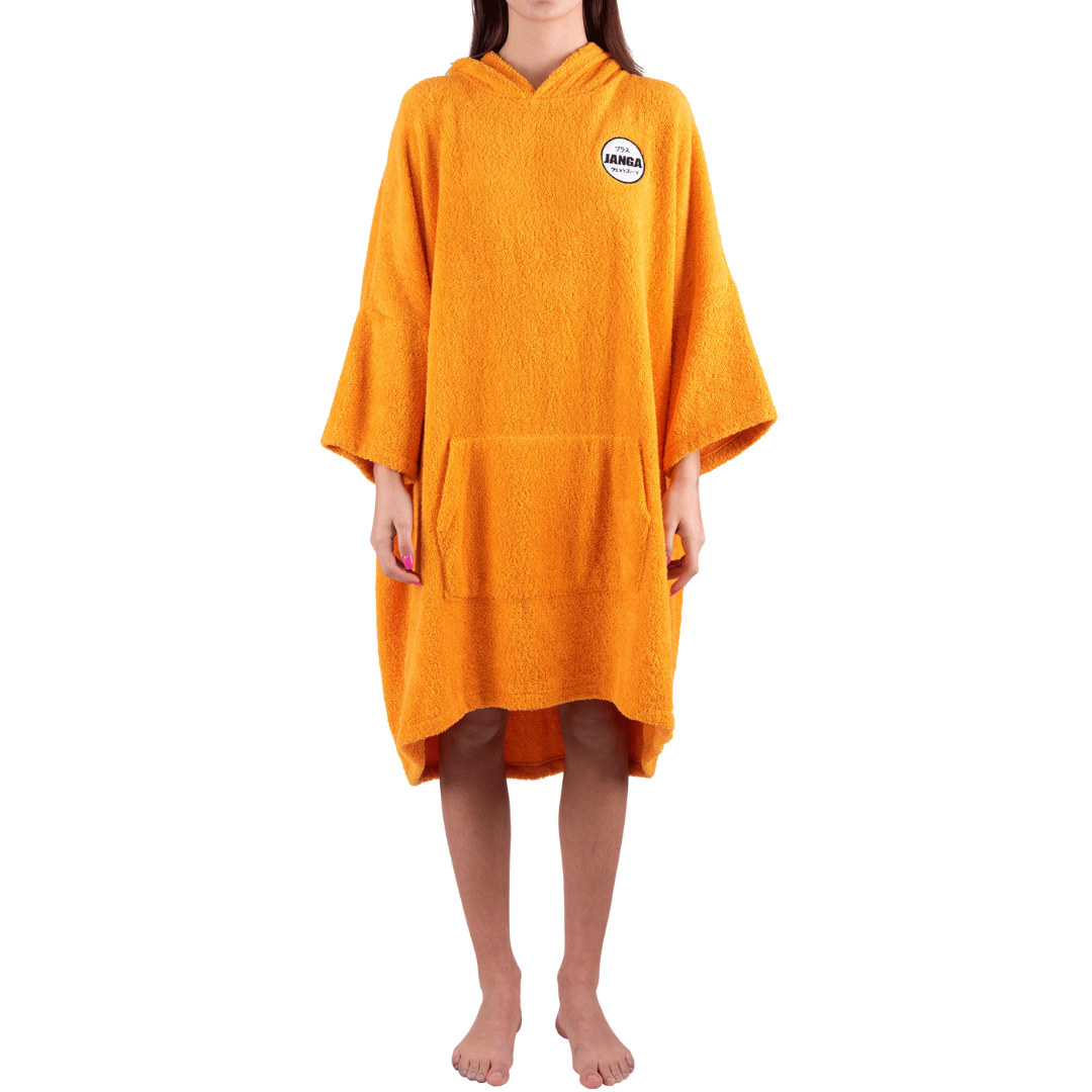 Woman poncho JANGA Plus Yellow
