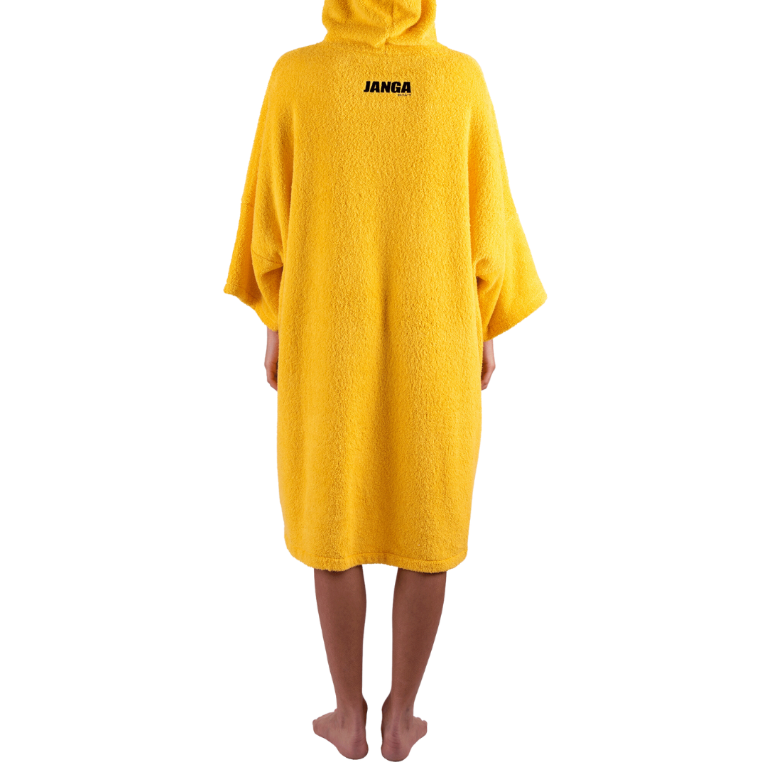 Woman poncho JANGA Plus Yellow