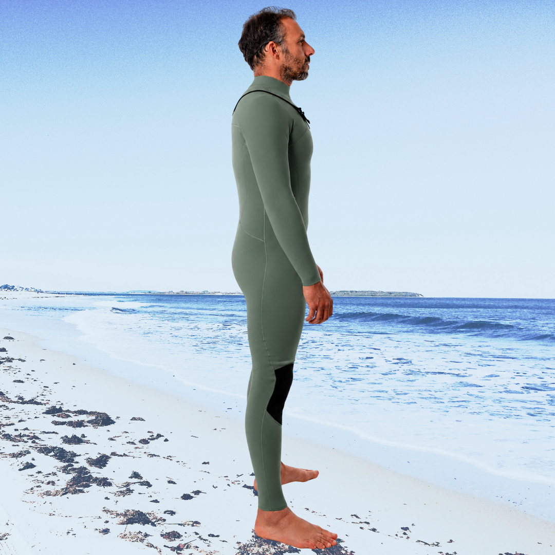 right side view janga wetsuit frontline