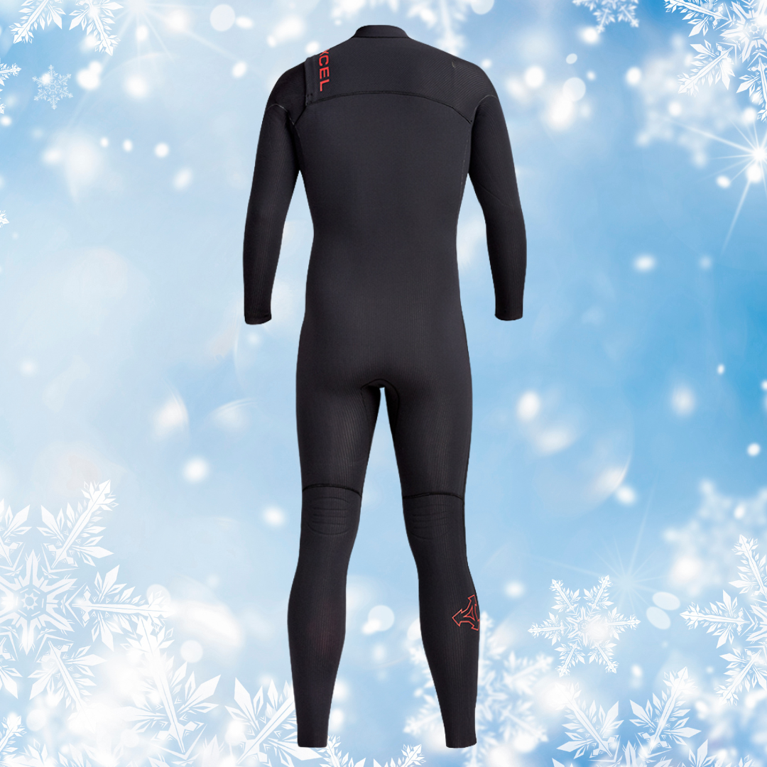 Back view – Men's XCEL Infiniti LTD 5/4mm cold-water wetsuit