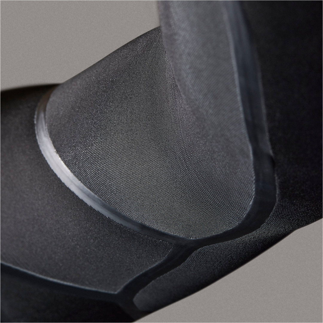 FusionX taped seams detail – XCEL Axis X 4/3mm wetsuit durability