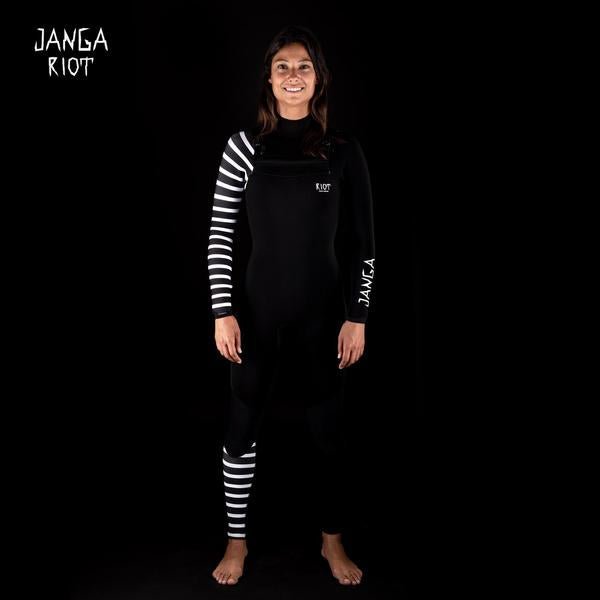 buy wetsuit janga riot core  fullsuit 4/3mm for kitesurfing windsurfing