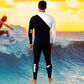 JANGA INDIGENT BLACK 2mm wetsuit back view – premium green limestone neoprene