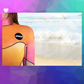 Close-up of woman tie-dye sublimation neoprene – JANGA ALL STARS 3/2mm wetsuit
