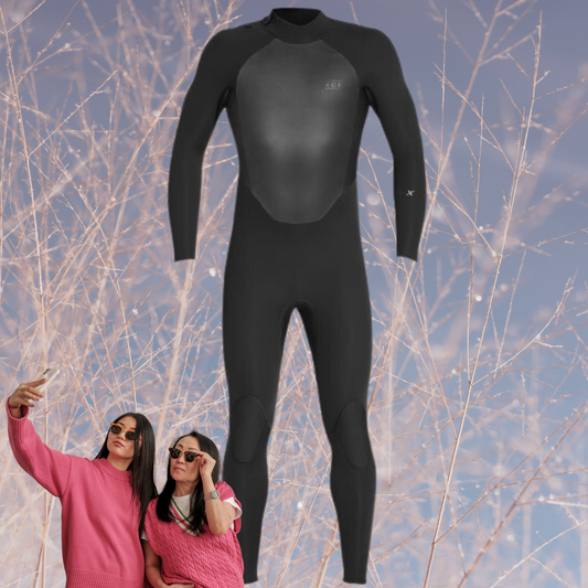 Front view – Men's XCEL Axis X 5/4mm Back Zip wetsuit MT54A0S0 for cold water