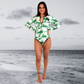 Front view – Women’s JANGA ALL STARS Tie Dye Green 2mm wetsuit for warm waters