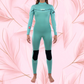 JANGA PLUS SERIES X-ZIP 4/3mm Blue/dots wetsuit with Yamamoto limestone neoprene