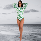 Lightweight quick-dry lining – Women’s JANGA Tie Dye Green wetsuit