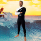 Lightweight flexible JANGA INDIGENT BLACK 2mm wetsuit for warm water