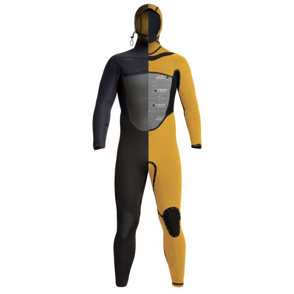 Wetsuit XCEL Drylock Hooded X2 5/4mm MC54DHN1