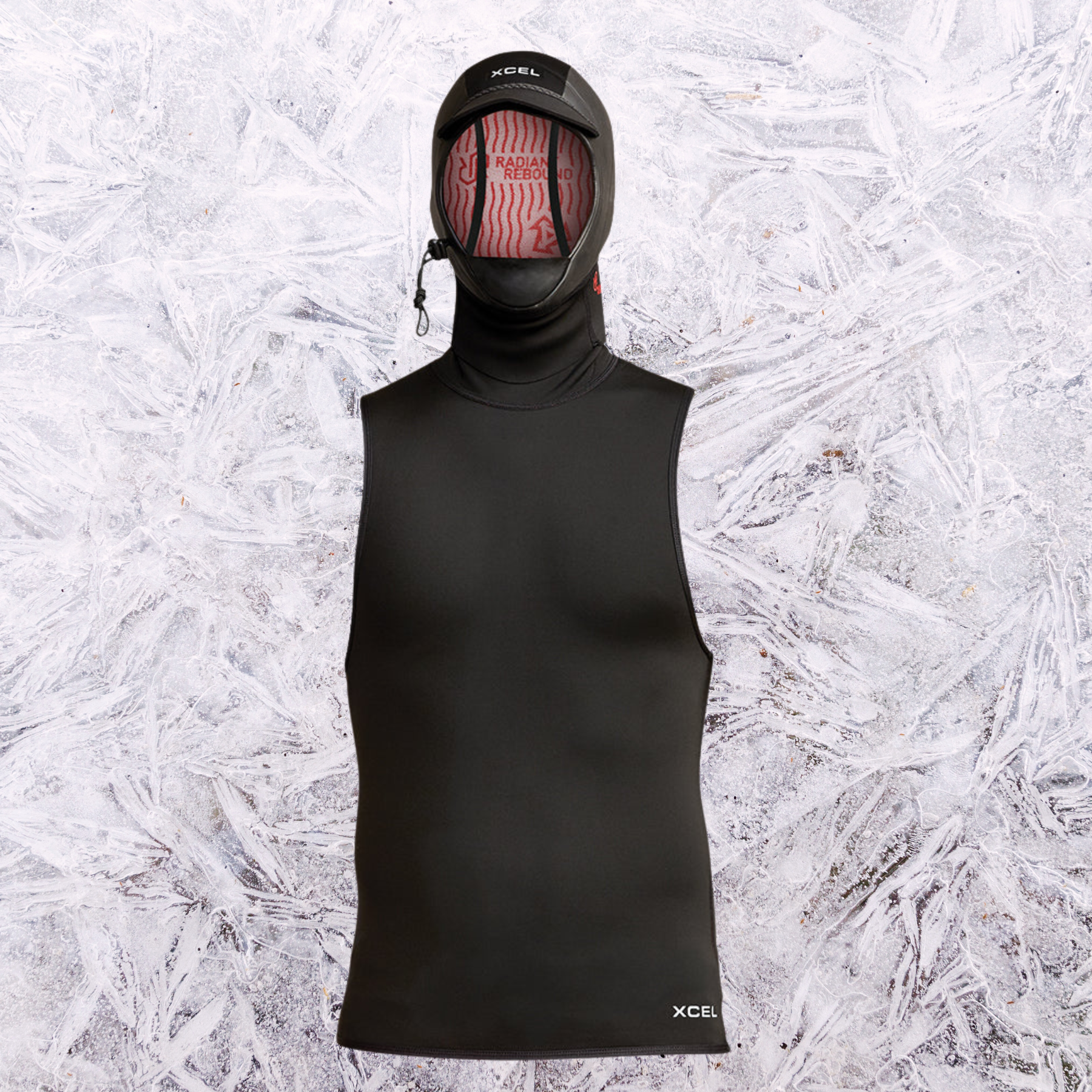 Front view of XCEL Infiniti 1mm Top with 2mm Hood