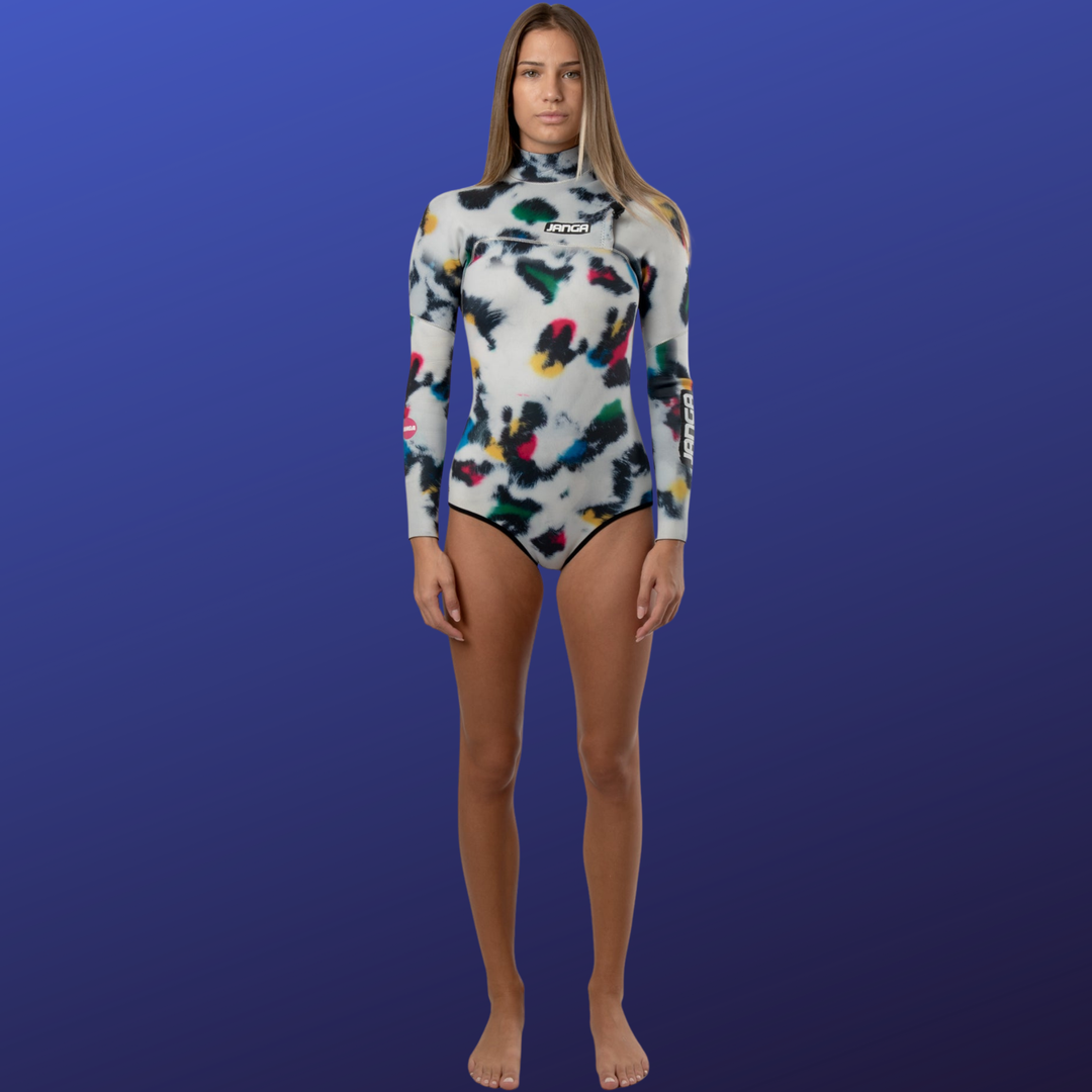 front view of JANGA JANGLE Higher Cut new collection  2026 women's wetsuit 