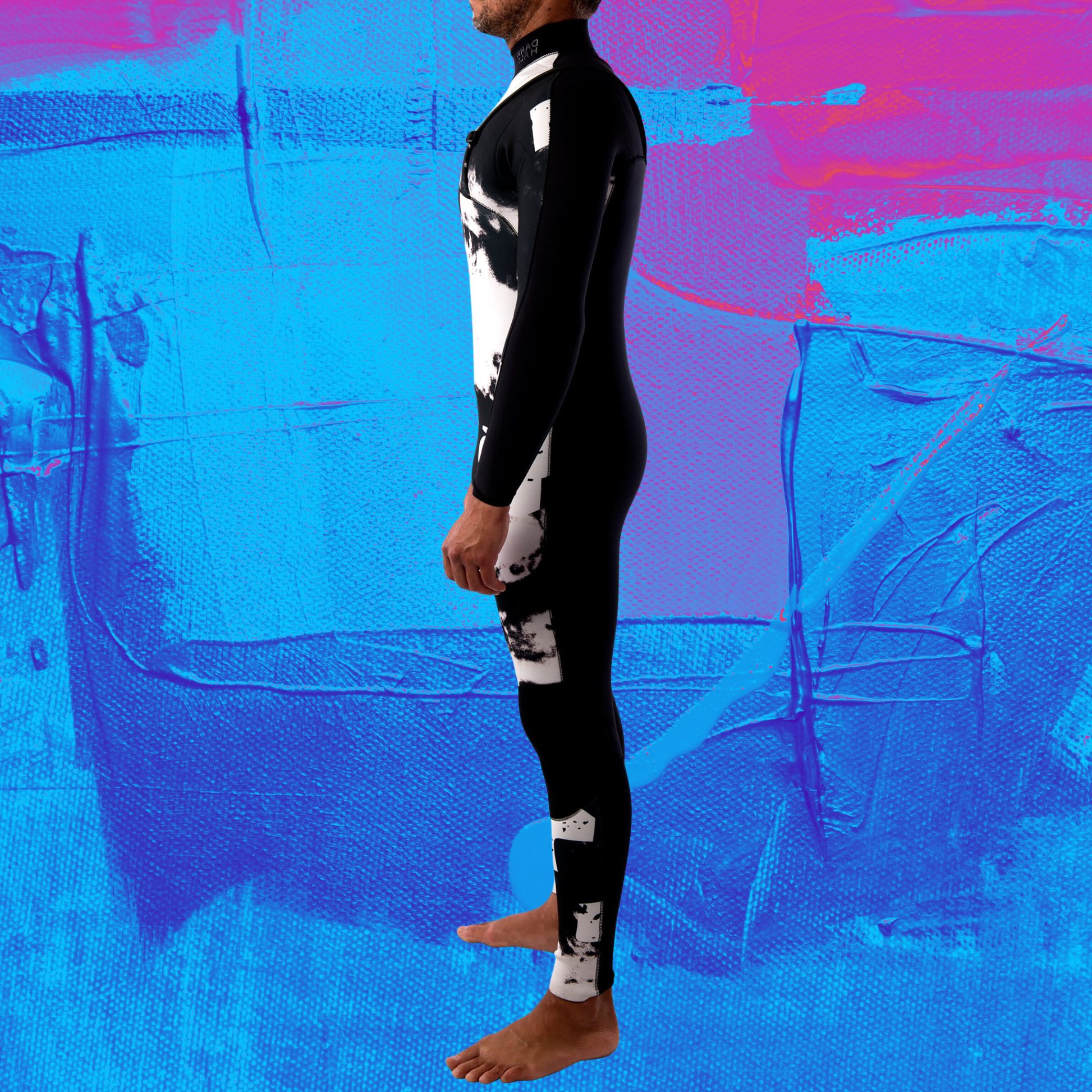 side view diferent color of janga wetsuit