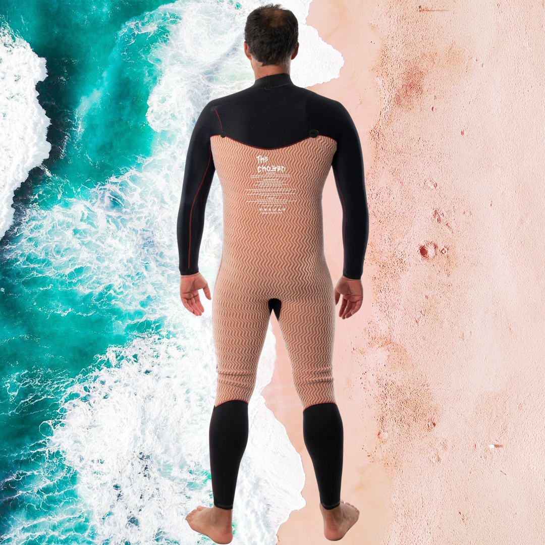 back view termo linner   wetsuit 4/3mm janga
