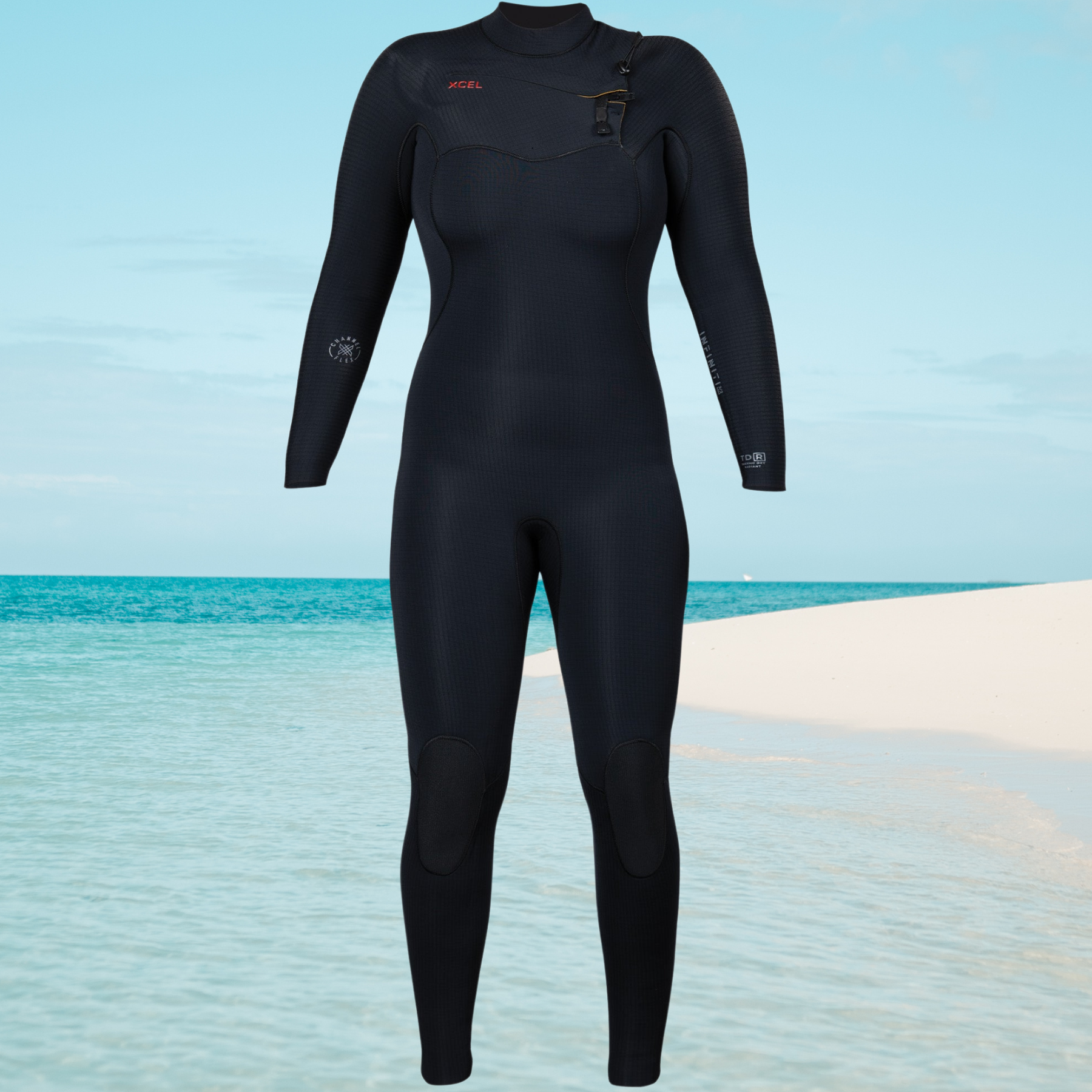 woman wetsuit XCEL Infiniti 3/2mm WN32Z2L4 front zip
