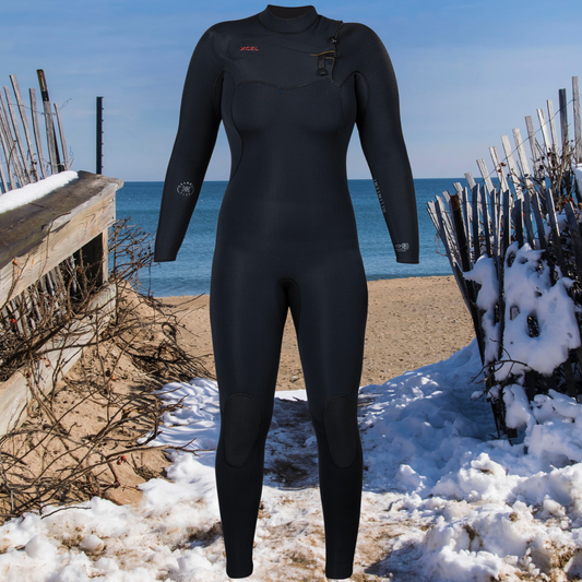 front view of Wetsuit XCEL Infiniti 5/4mm WN54Z2L4 front zip