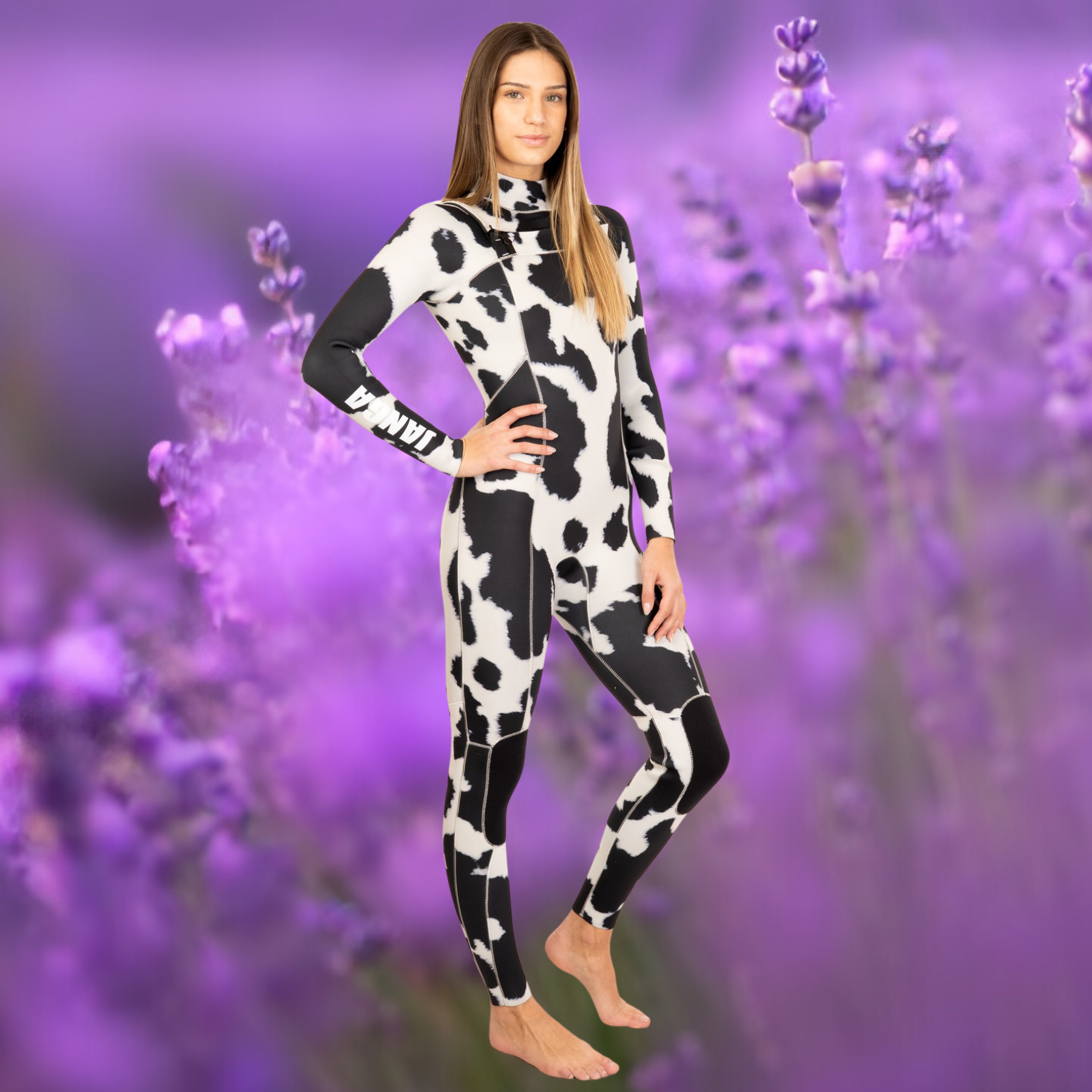 Women’s JANGA MILK 4/3mm Full Wetsuit  front zip
