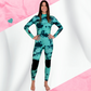 Women's JANGA ALL STARS TIE DYE Blue 3/2mm wetsuit for water activity
