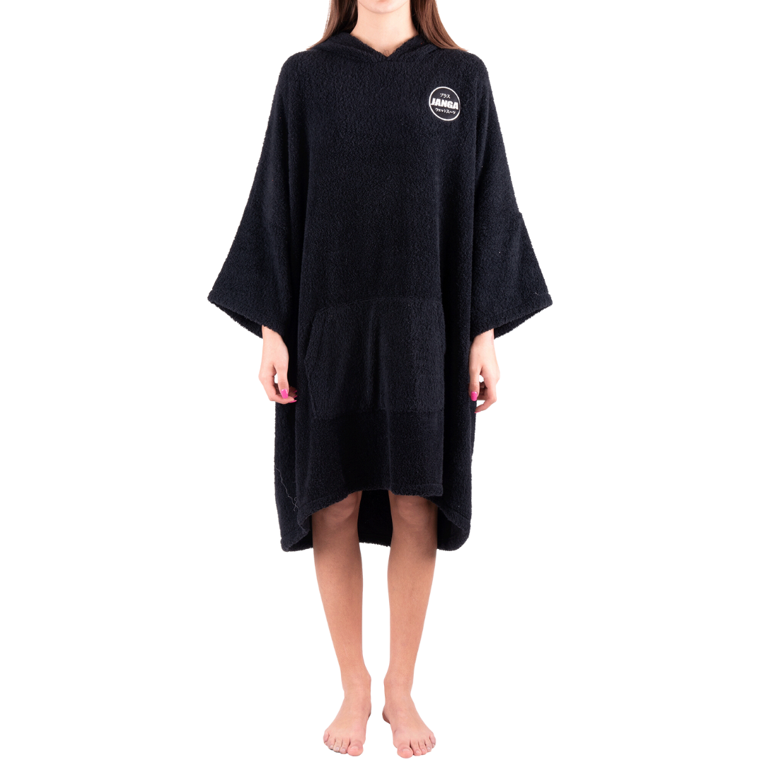 Woman poncho  JANGA Plus Black