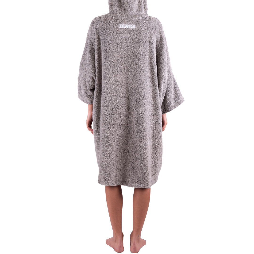 Woman poncho  JANGA Plus Grey