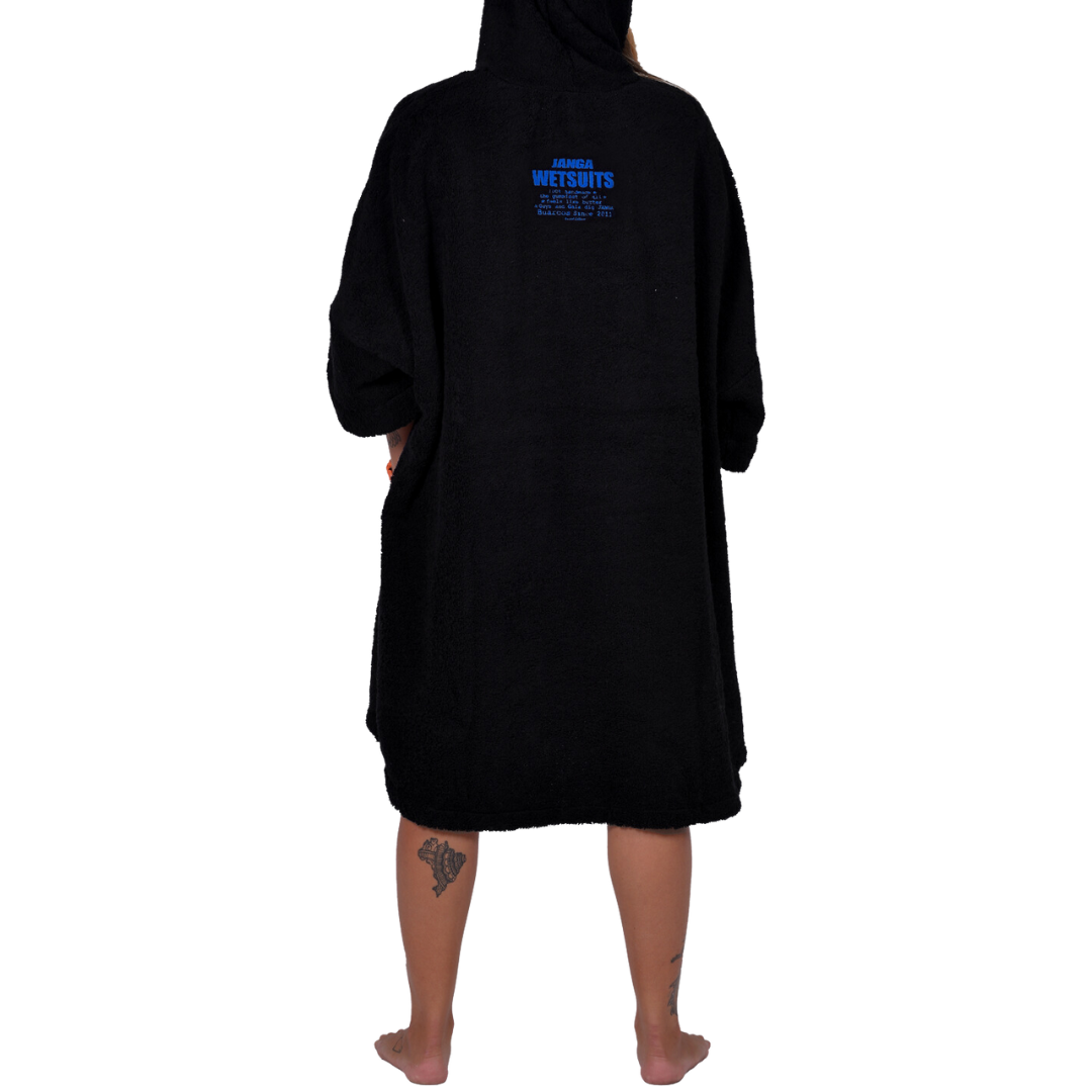 Woman poncho  JANGA Black