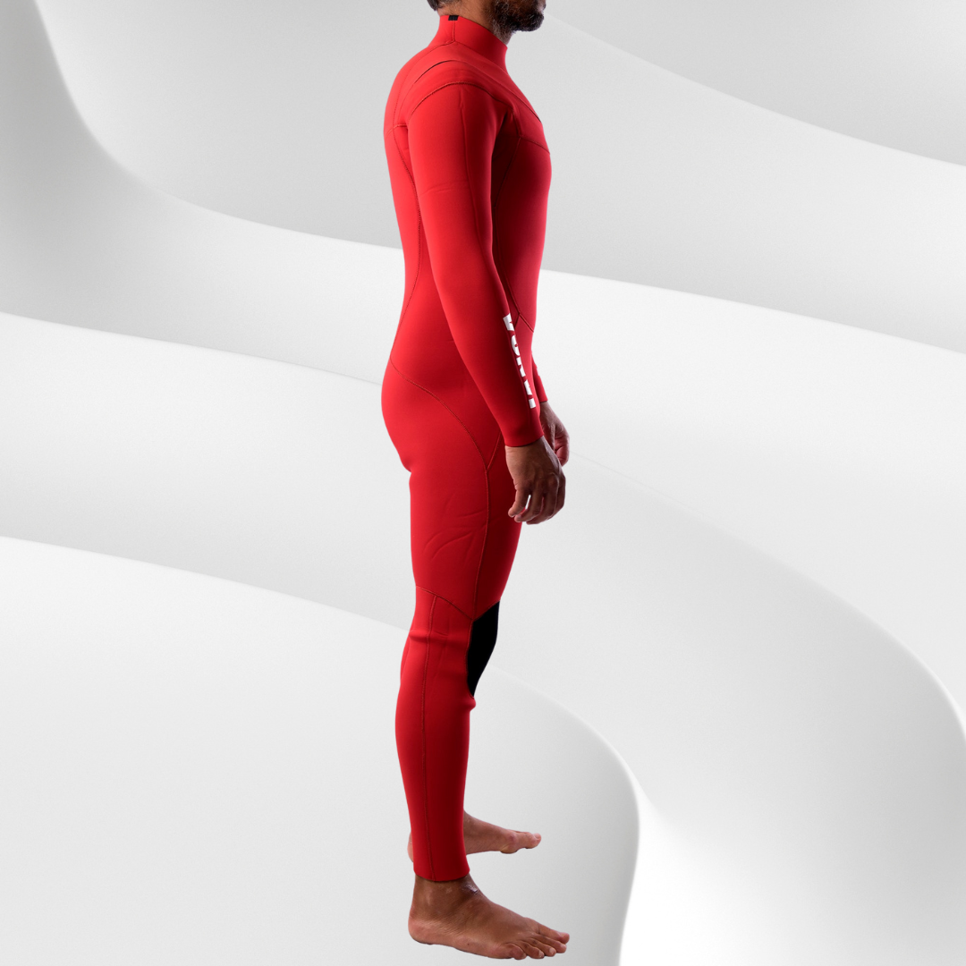 Wetsuit JANGA PLUS SERIES 4/3mm  red