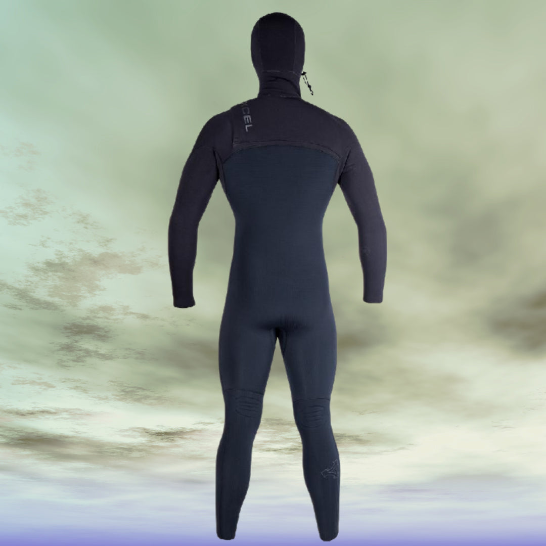 back view of Wetsuit XCEL Infiniti  6/5mm hooded