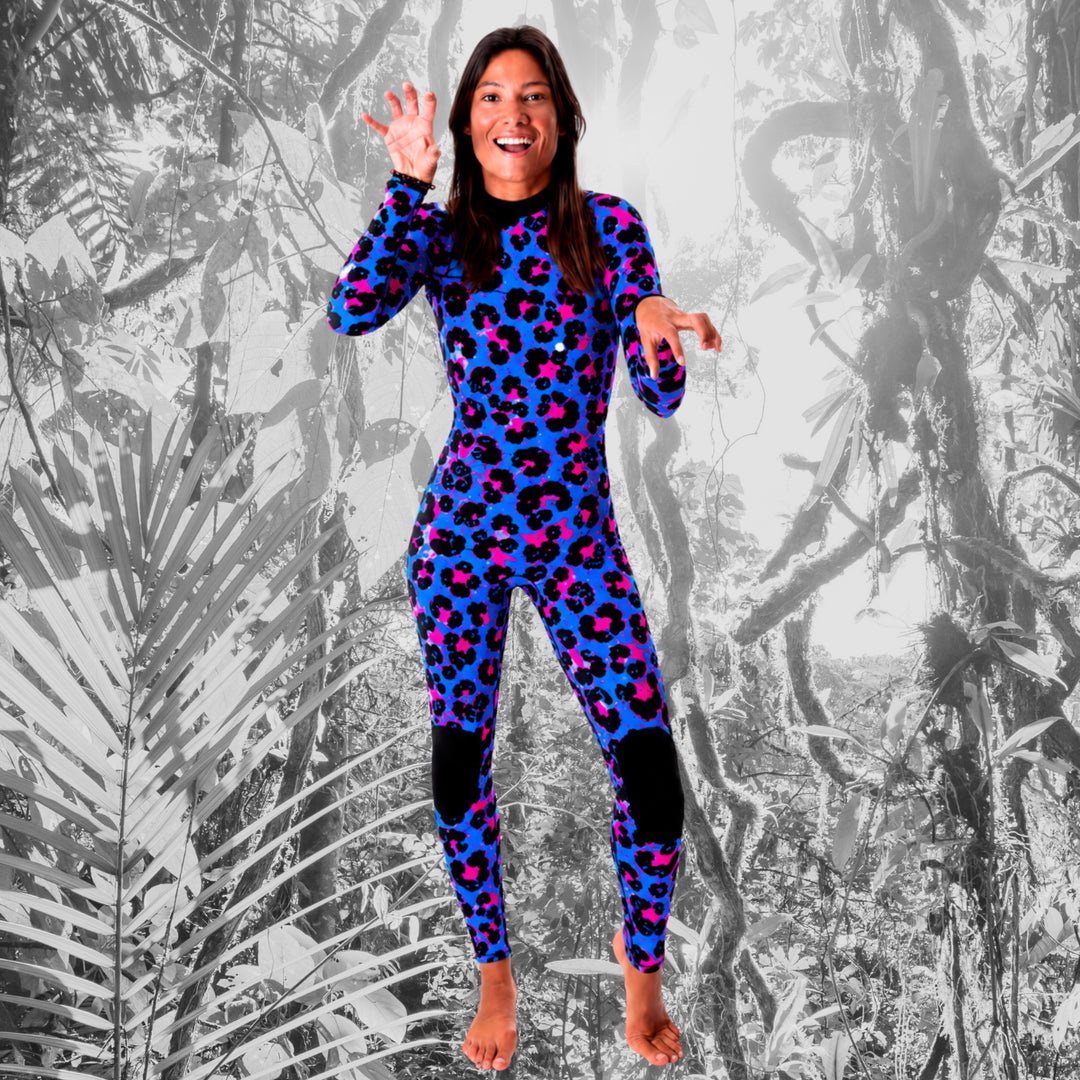 women Wetsuit Jangle 4/3mm Blue 