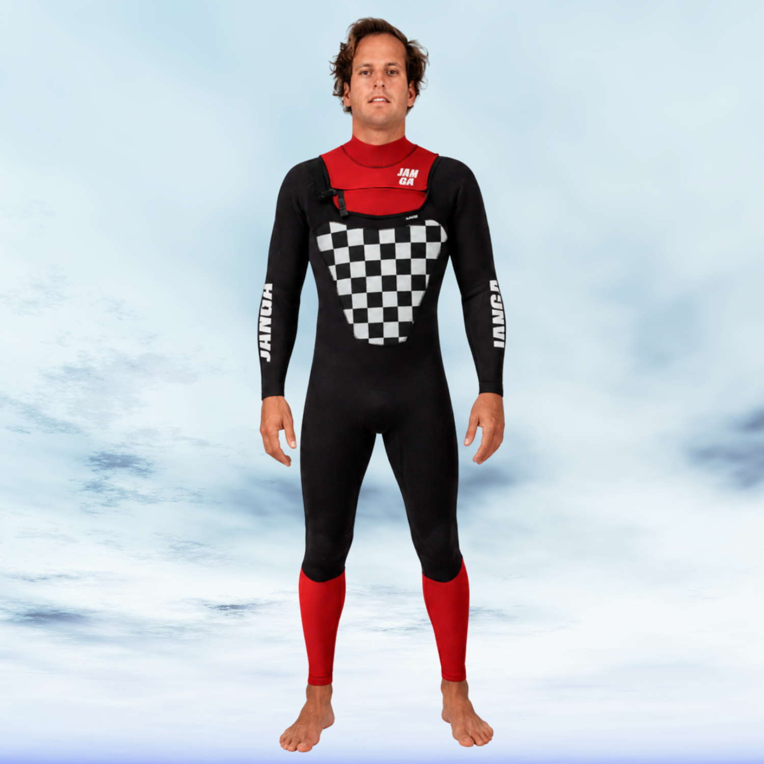 men Wetsuit JANGA PUMP  4/3 mm front zip