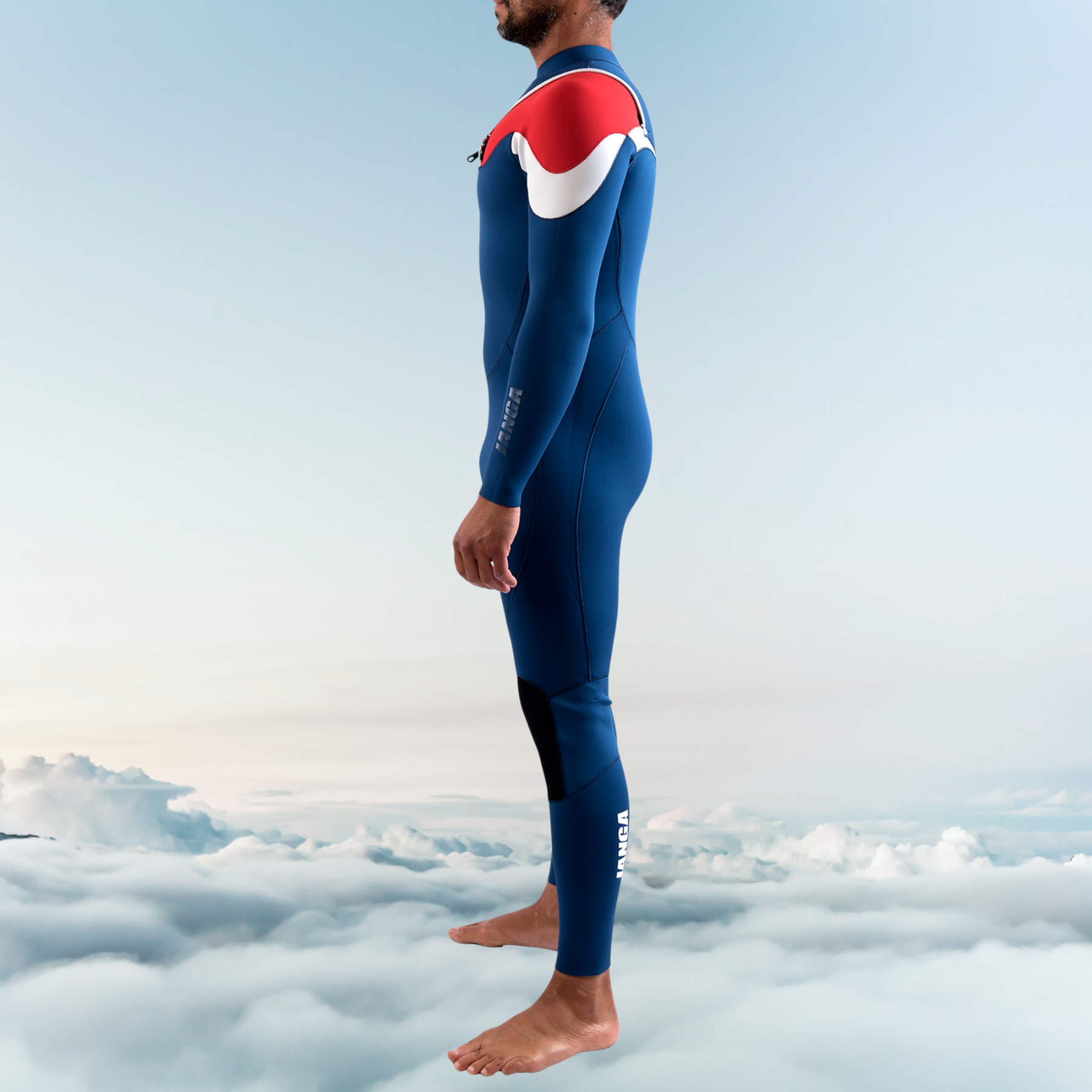 side view Limited edition JANGA ACID men’s wetsuit 4/3 mm