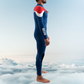 side view Limited edition JANGA ACID men’s wetsuit in navy