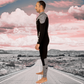 side view Wetsuit JANGA Acid Lite 4/3mm black retro