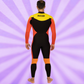 Wetsuit JANGA Acid Lite 4/3mm Red| SurfTattoo back view
