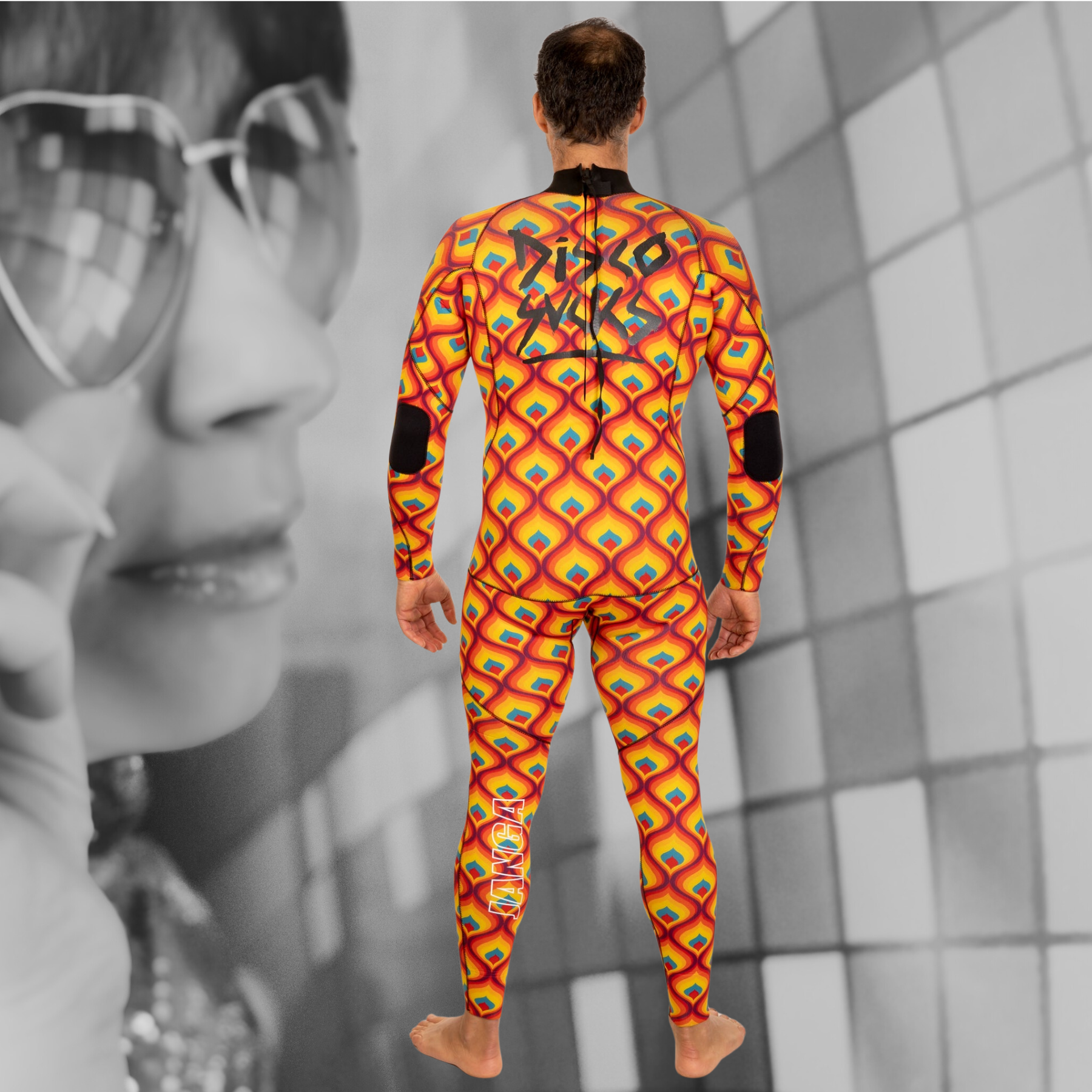 Wetsuit JANGA Private Dr.Gino 3mm back view discosucks