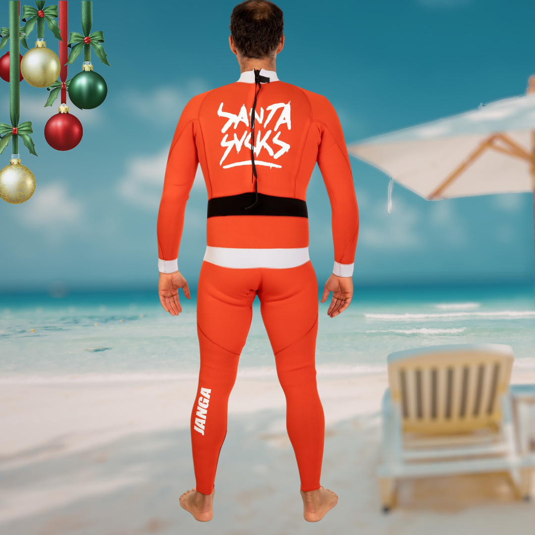  Men Wetsuit JANGA XMAS 3mm back view
