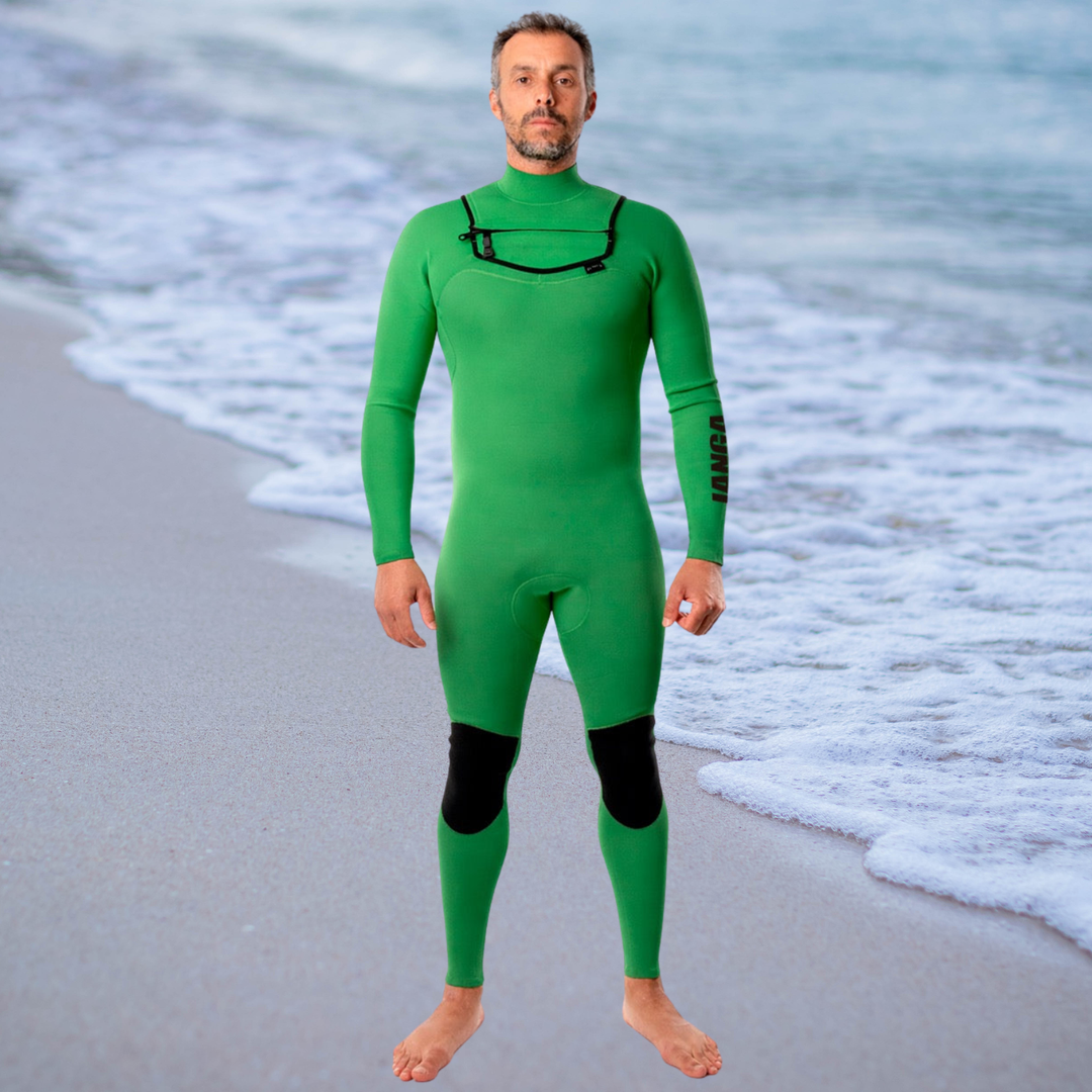 spring summer janga men wetsuit 3/2mm light green 