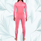 Wetsuit JANGA PLUS SERIES  X-ZIP 4/3mm pink