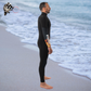 side view einforced seams and stress points – JANGA Firestarter 4/3mm wetsuit limited edition