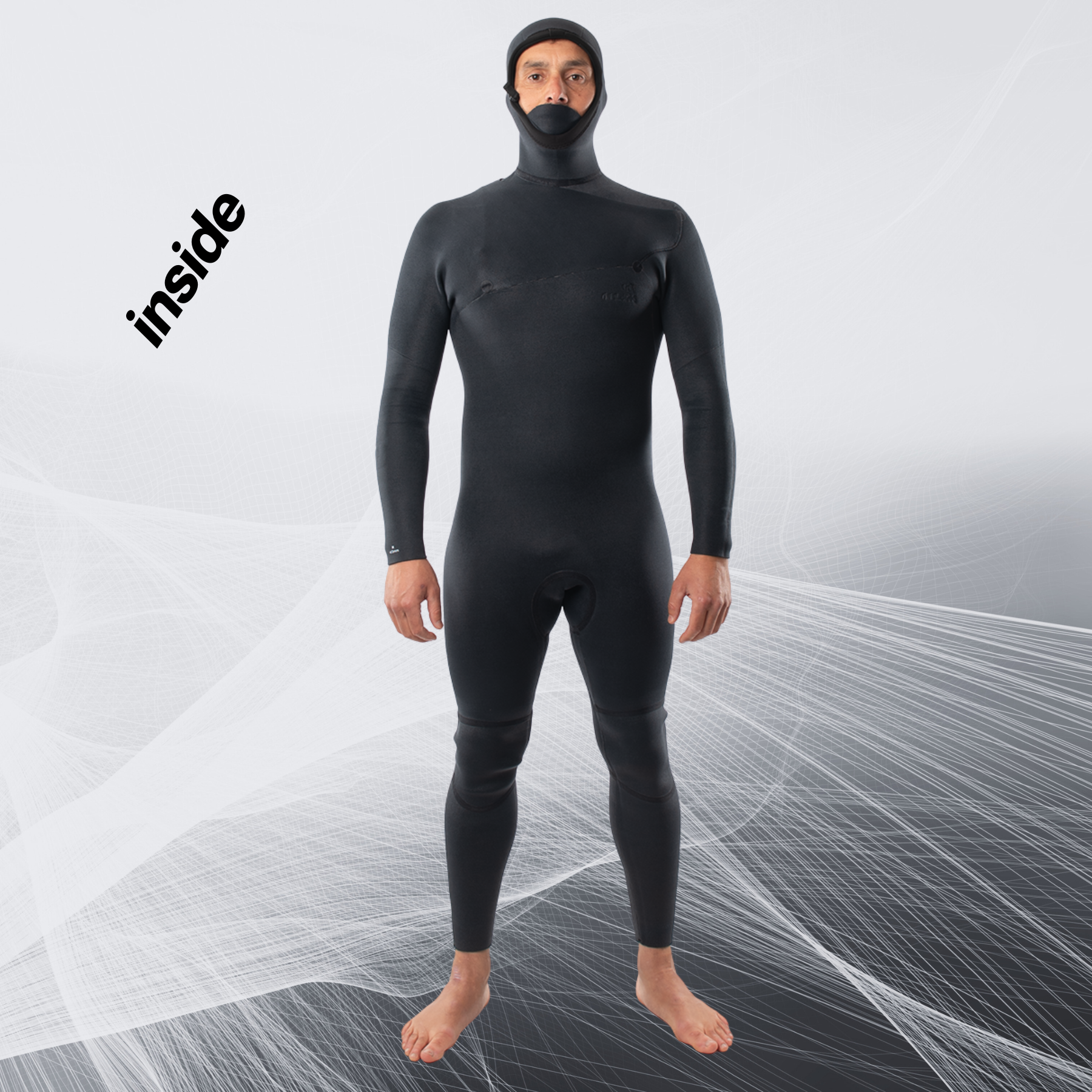 Inside view –men wetsuit
