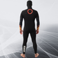 Back view – Men's JANGA Firestarter Hooded 4/3mm no-zip wetsuit