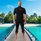 Front view – Men's JANGA The Chosen Firestarter Fullsuit Short Sleeve 2/2mm wetsuit limited edition