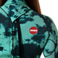 Close-up reinforced GBS seams – women's JANGA ALL STARS TIE DYE TEAL 2mm