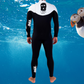 Wetsuit JANGA Bastard ZIP FREE 4/3mm Black/White