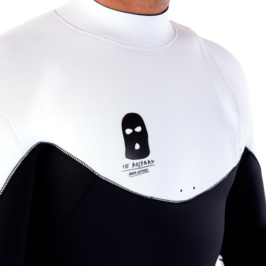 Wetsuit JANGA Bastard ZIP FREE 4/3mm Black/White