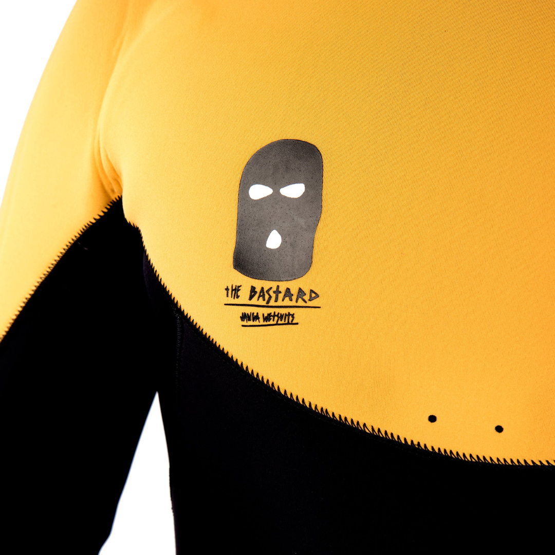 Wetsuit JANGA Bastard ZIP FREE 4/3mm Yellow