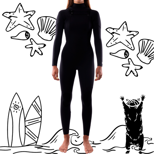 Wetsuit JANGA Dealer 4/3mm(Poly Pro) black